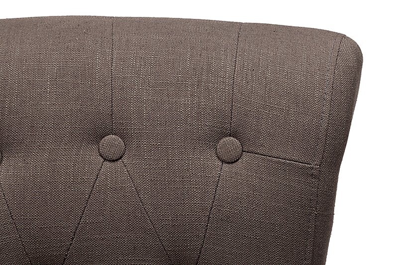 Стул обеденный коричневый лен Benson - изображение 2