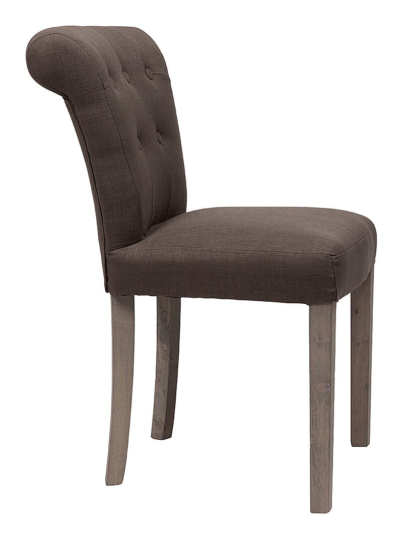 Стул обеденный коричневый лен Benson - изображение 4