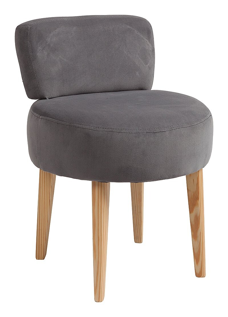 Стул мягкий с деревянными ножками темно-серый М Lordinio - изображение 3