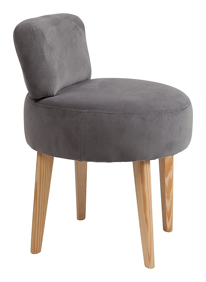Стул мягкий с деревянными ножками темно-серый М Lordinio - изображение 4