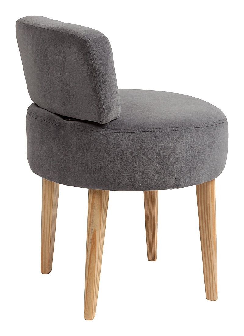 Стул мягкий с деревянными ножками темно-серый М Lordinio - изображение 5