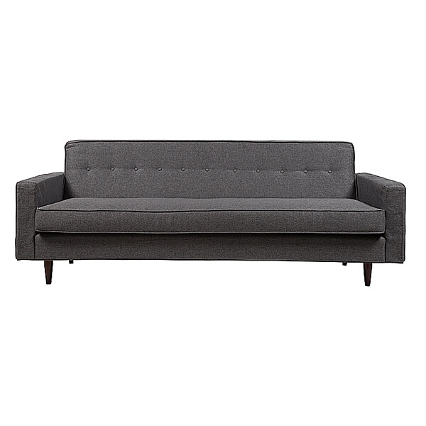 Диван большой прямой темно-серый Bantam Sofa - изображение 1