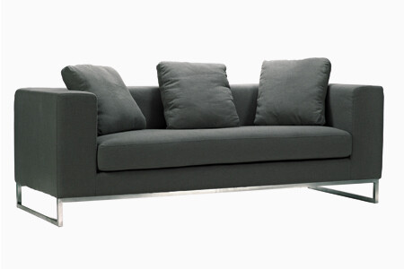 Диван Dadone большой прямой серый кашемир - изображение 3