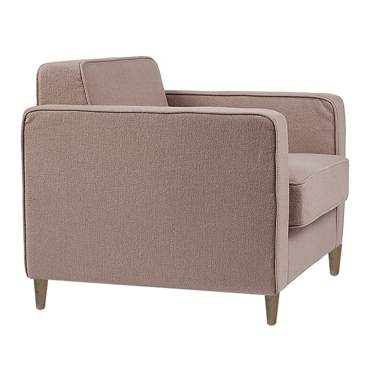 Кресло с мягкими подлокотниками бежевое George - изображение 4