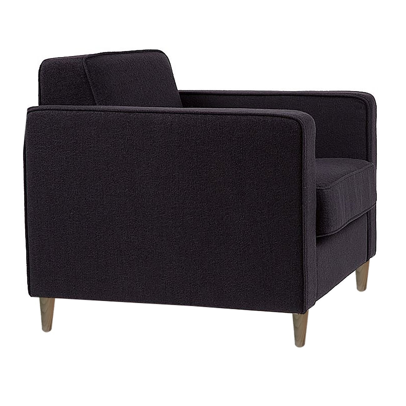 Кресло с мягкими подлокотниками темно-серое George - изображение 3