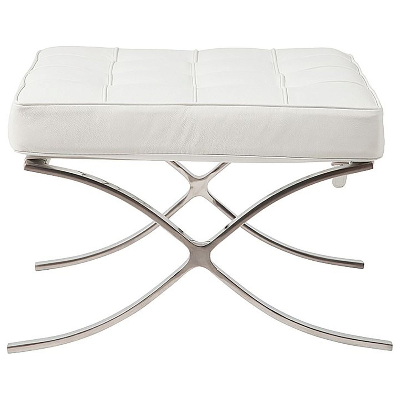 Оттоманка белая квадратная Barcelona - изображение 4