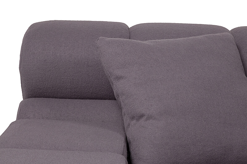 Диван Tufty-Time Sofa угловой модульный серый с синим