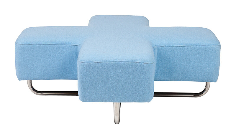 Пуф Jaks голубой - изображение 2