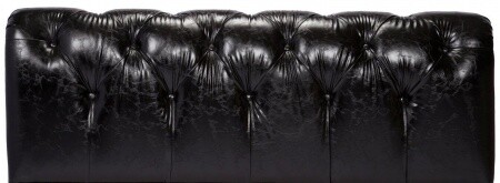 Кровать двуспальная 160х200 черная из экокожи Adelle - изображение 3