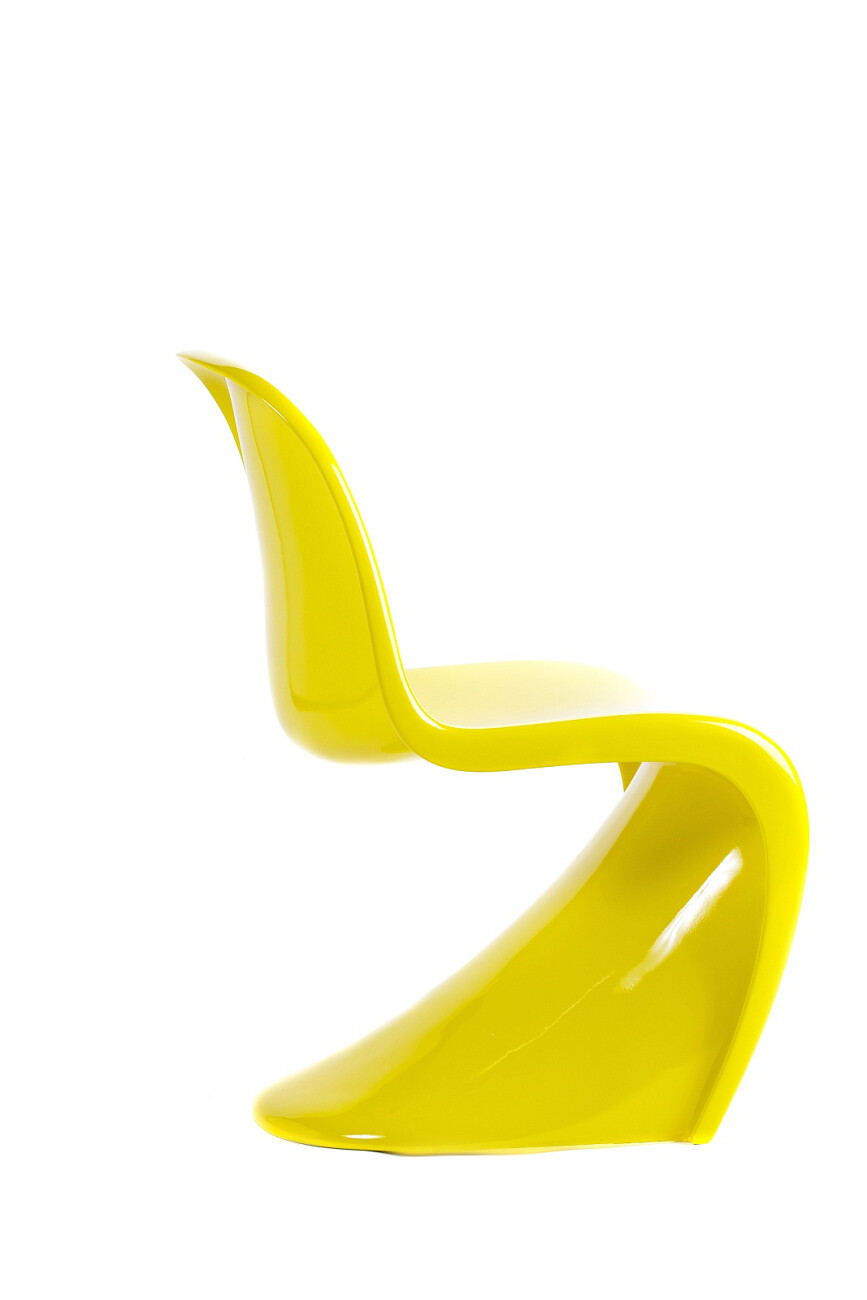 Стул дизайнерский пластиковый желтый Pantone - изображение 2