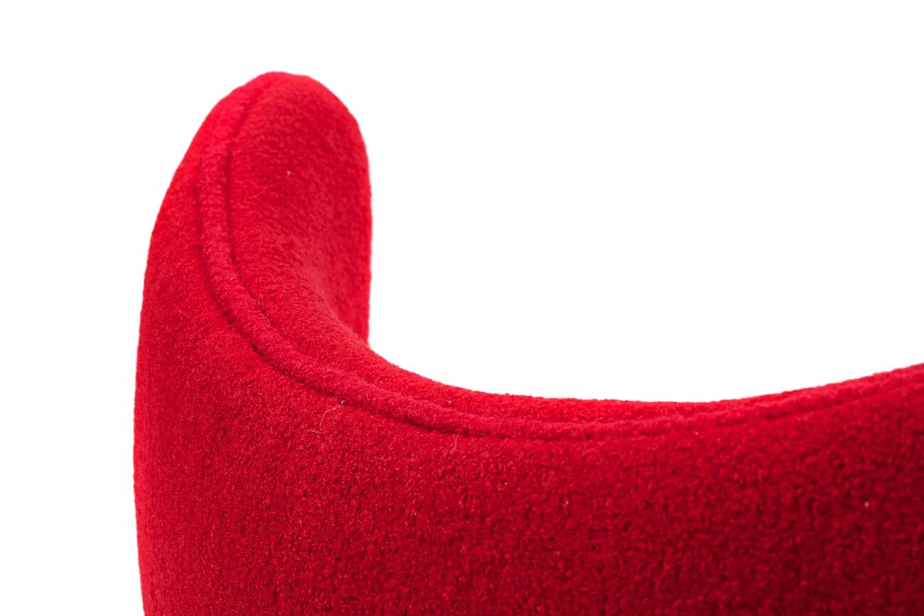 Кресло-яйцо напольное красное 73 см Egg Chair - изображение 5