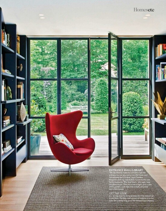 Кресло-яйцо напольное красное 73 см Egg Chair - изображение 6