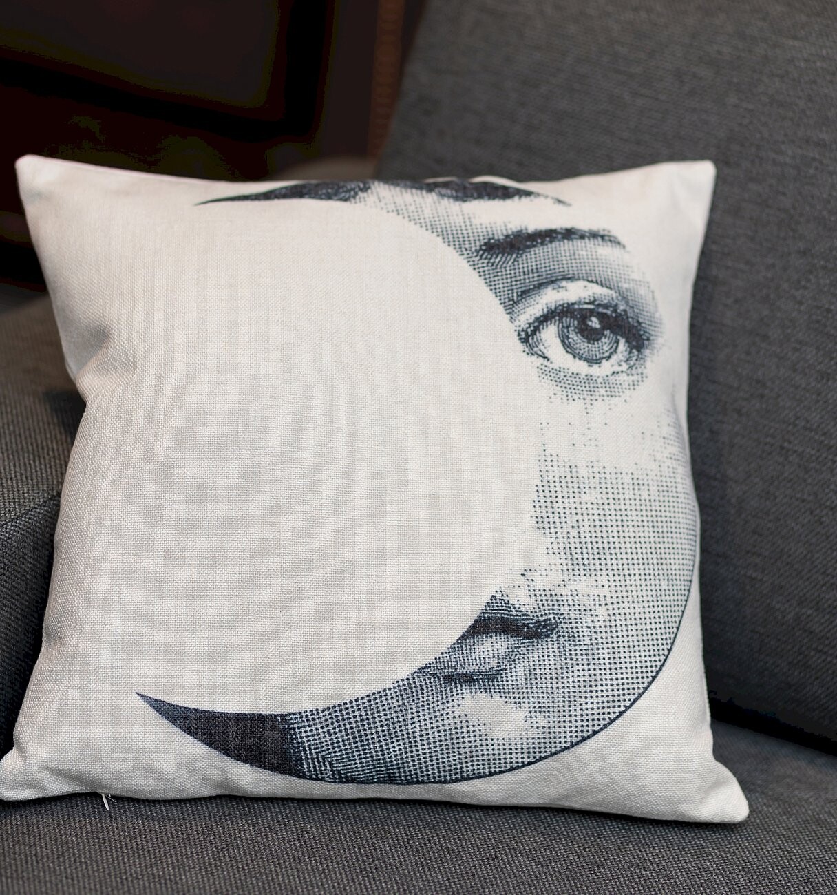 Подушка с портретом Лины Пьеро Форназетти Moon - изображение 2