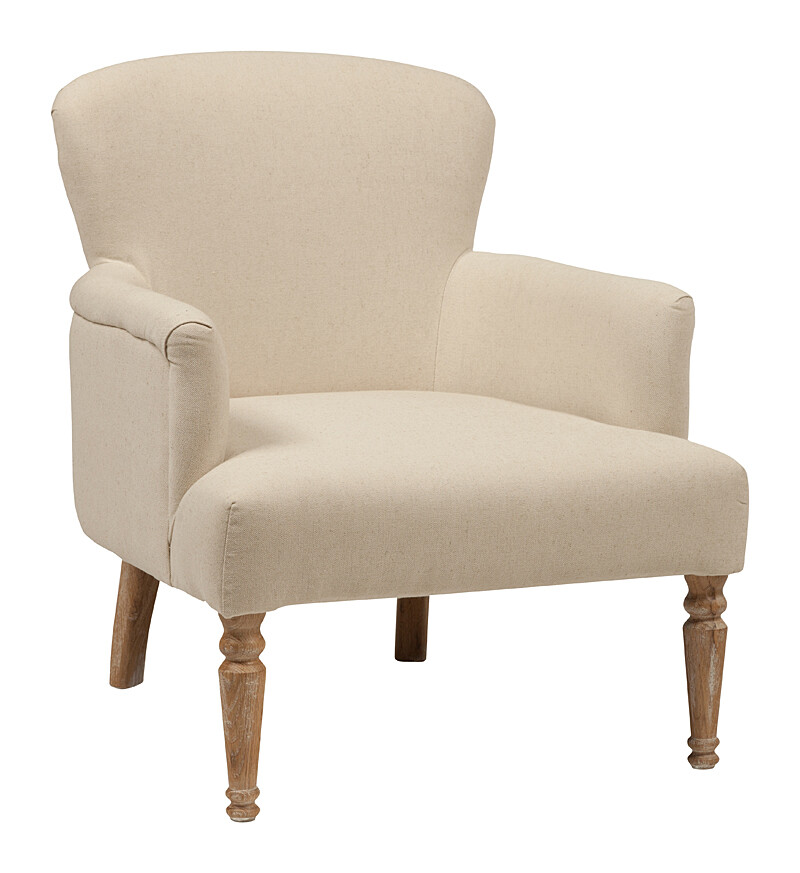 Кресло мягкое с подлокотниками бежевое Balloon Armchair - изображение 3