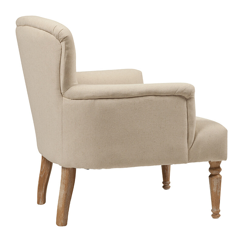 Кресло мягкое с подлокотниками бежевое Balloon Armchair - изображение 5