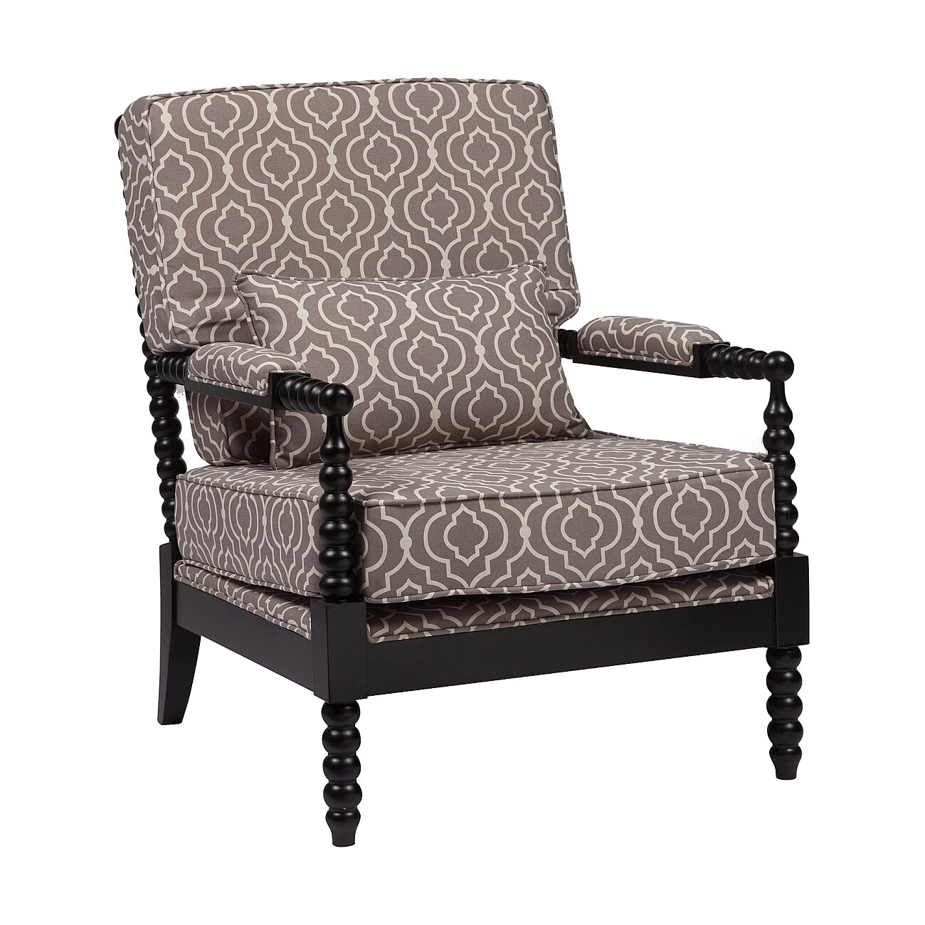 Кресло мягкое с подлокотниками бежевое Assange Armchair - изображение 2