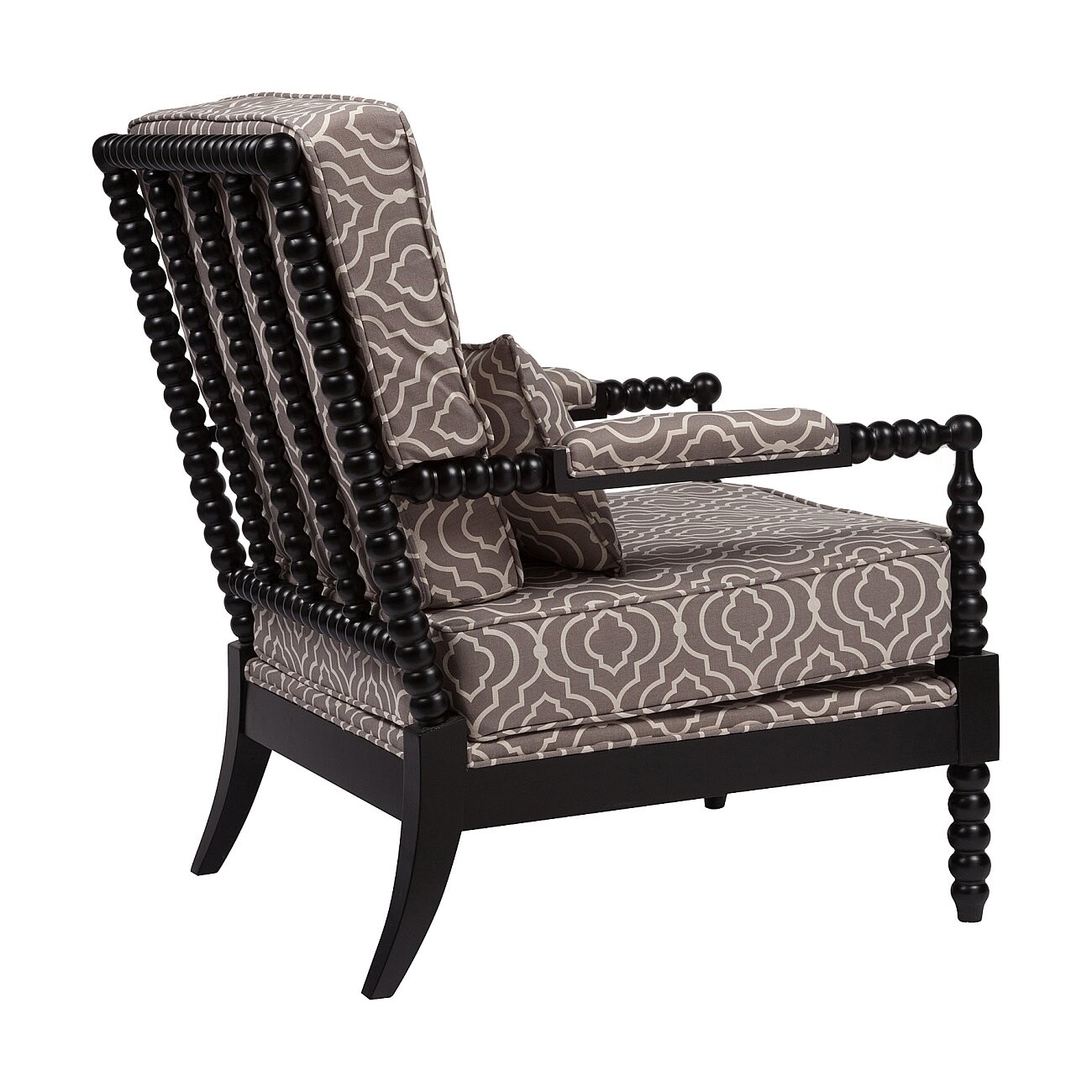 Кресло мягкое с подлокотниками бежевое Assange Armchair - изображение 3