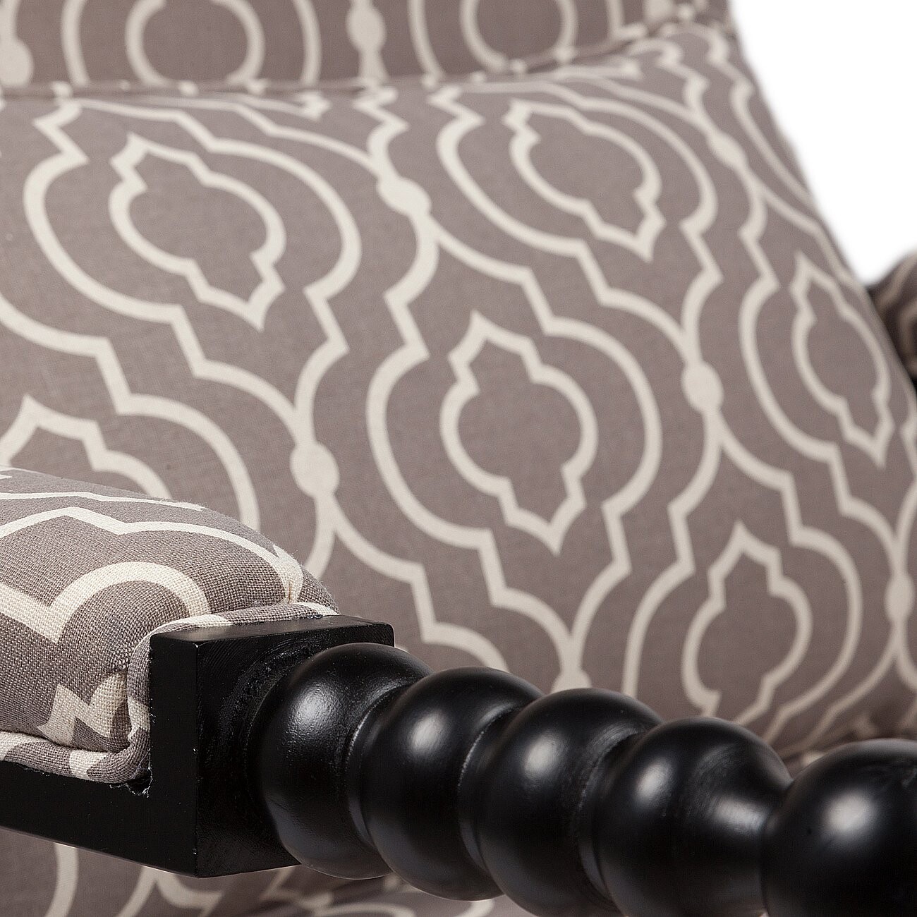 Кресло мягкое с подлокотниками бежевое Assange Armchair - изображение 6