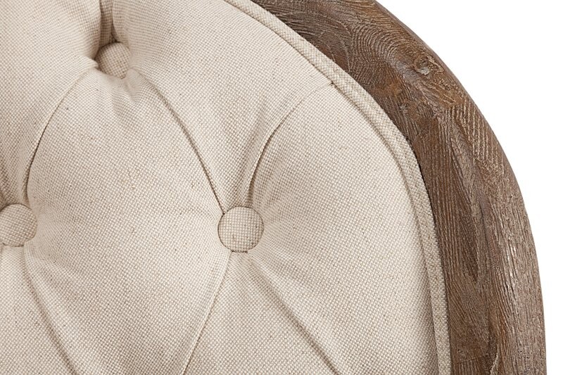 Кресло мягкое бежевое с каретной стяжкой Armstrong - изображение 2