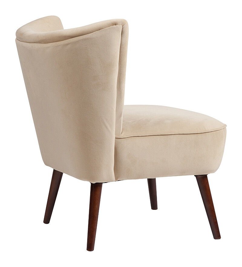 Кресло мягкое с деревянными ножками бежевое Vermont Chair - изображение 2