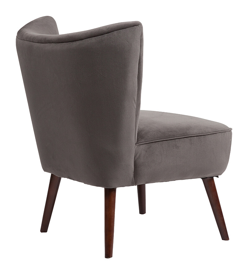 Кресло серое темное, велюр Р Vermont Chair - изображение 4