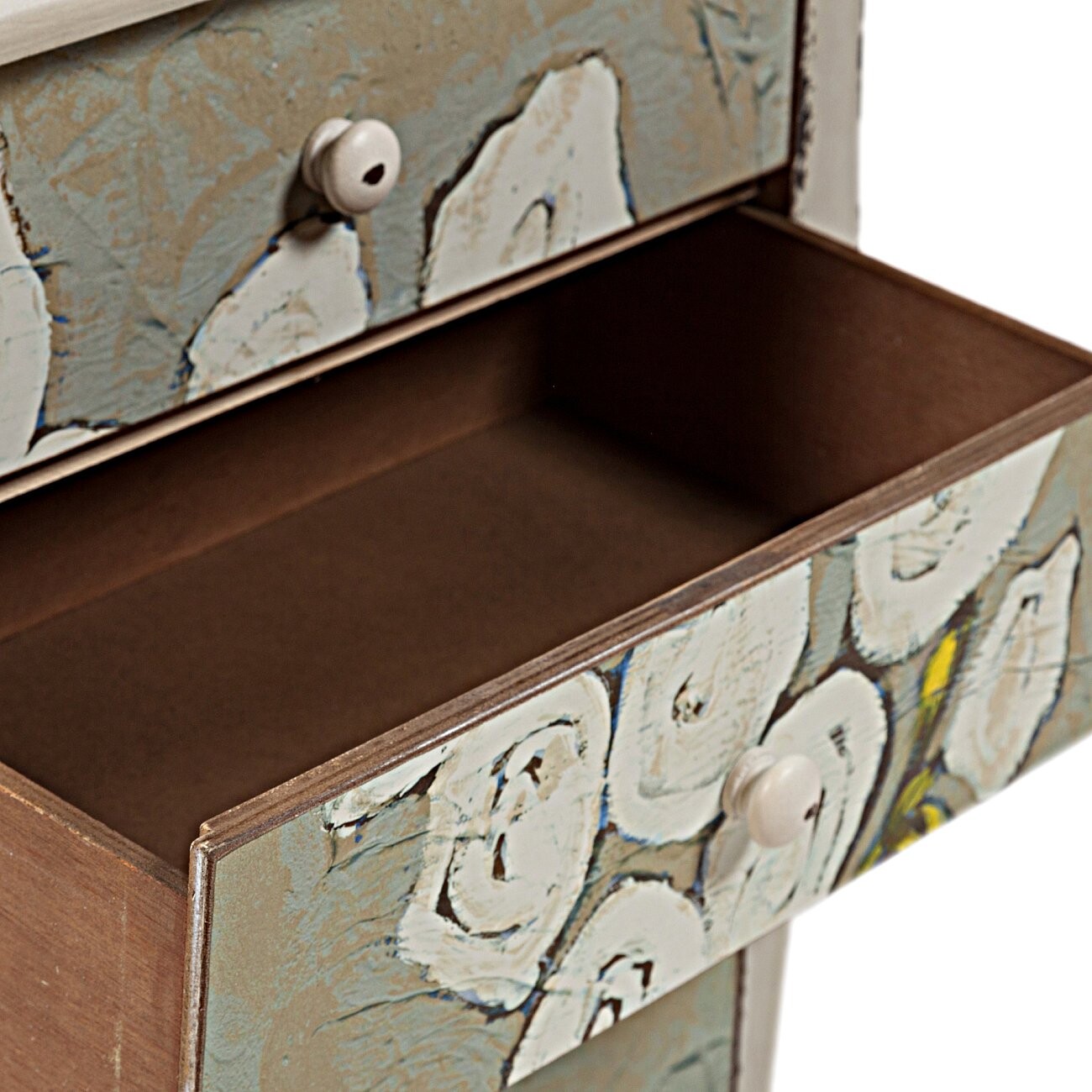 Прикроватная тумбочка дизайнерская серая Kellie - изображение 2