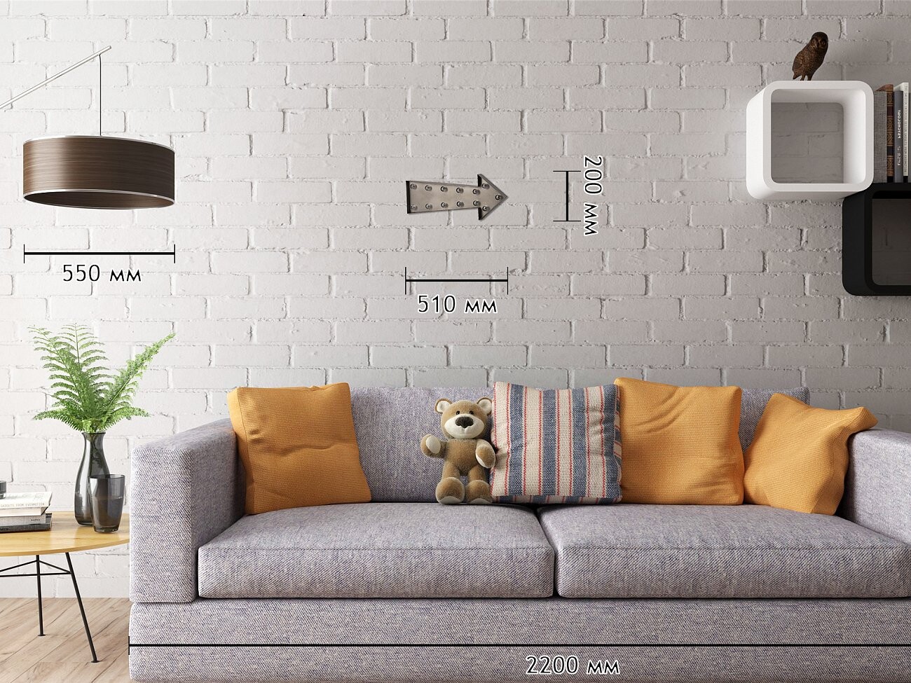 Декоративный настенный светильник Marquee - изображение 6