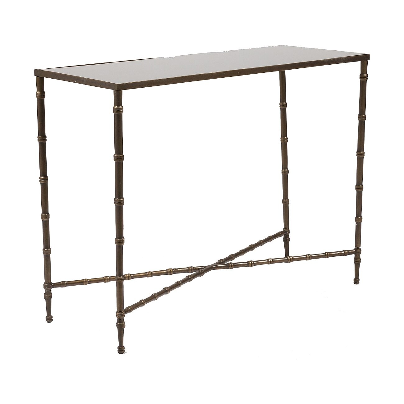 Консоль черная с металлическими фигурными ножками Sferia - изображение 2