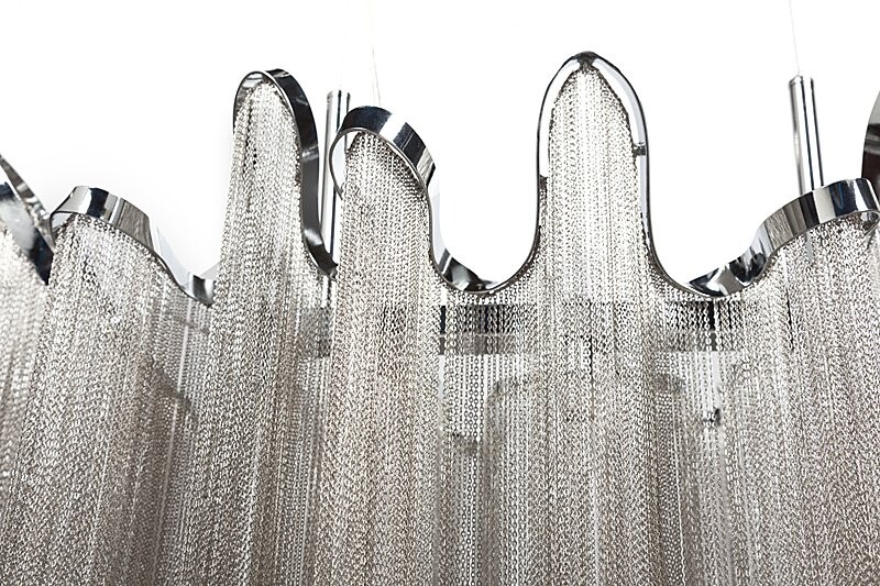 Люстра подвесная "Серебряные цепи" Terzani Stream - изображение 3