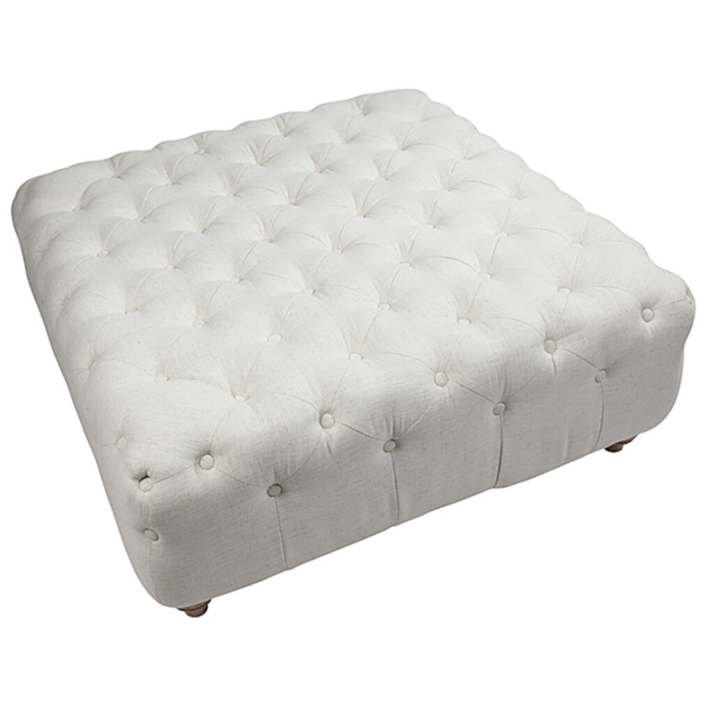 Оттоманка белая большая Branagh - изображение 3
