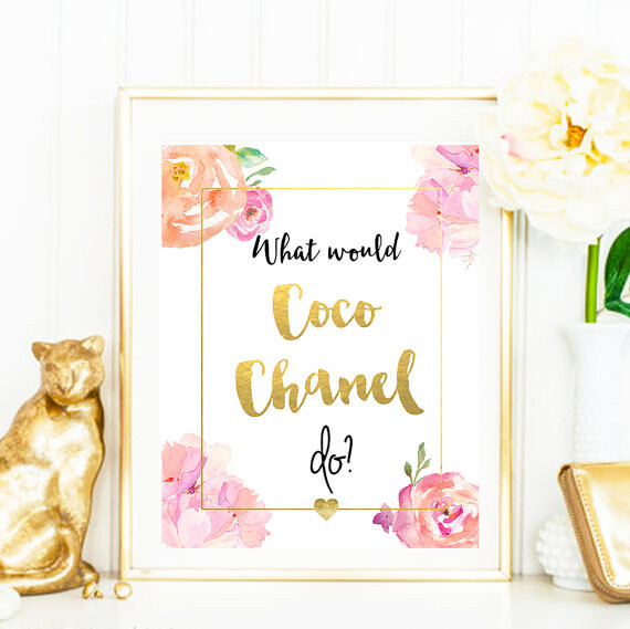Постер Coco Chanel А4 - изображение 2