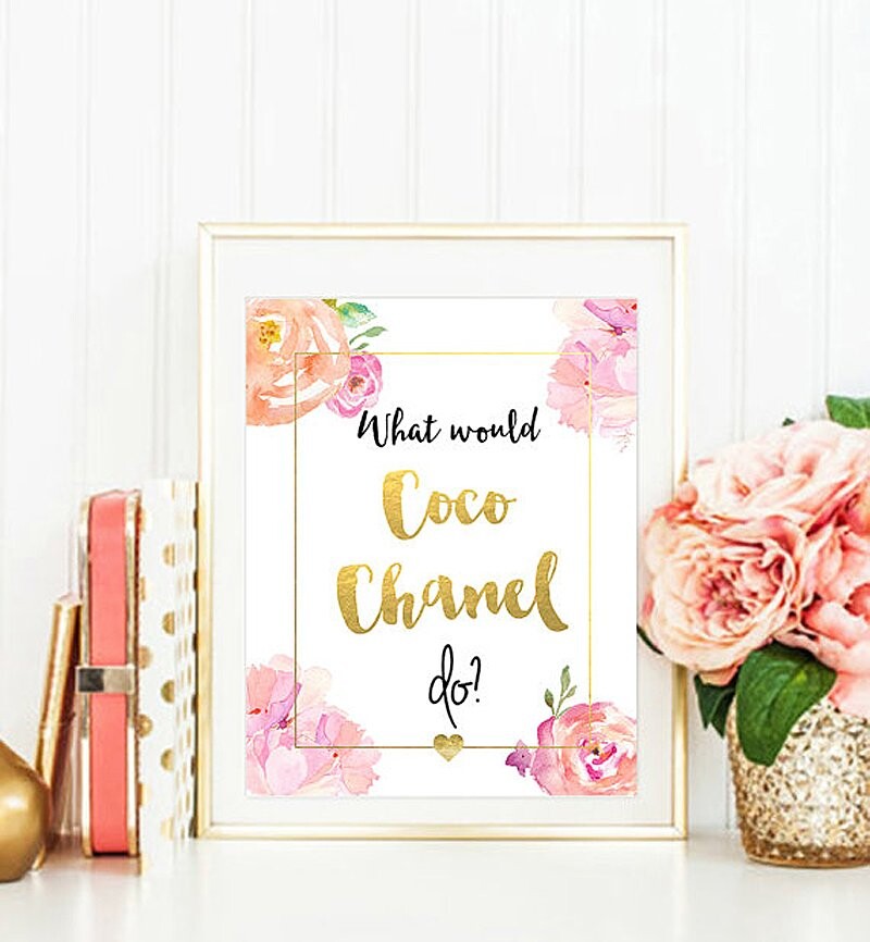 Постер Coco Chanel А4 - изображение 4