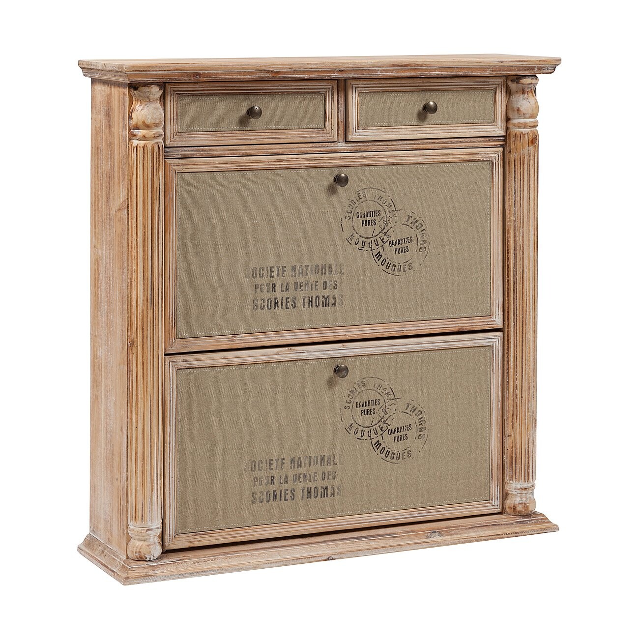 Тумба для обуви бежевая с рисунком Balotorro - изображение 2