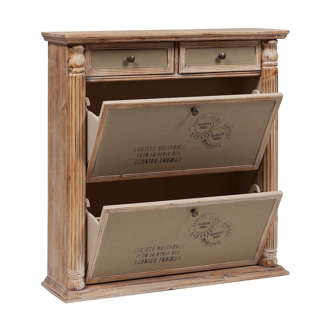 Тумба для обуви бежевая с рисунком Balotorro - изображение 4