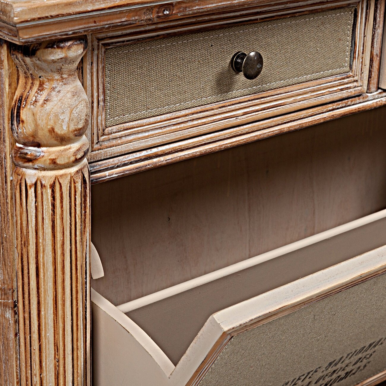 Тумба для обуви бежевая с рисунком Balotorro - изображение 6