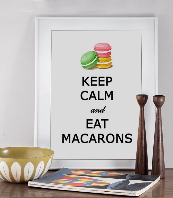 Постер Macarons А4