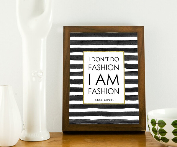 Постер I am fashion А3 - изображение 2