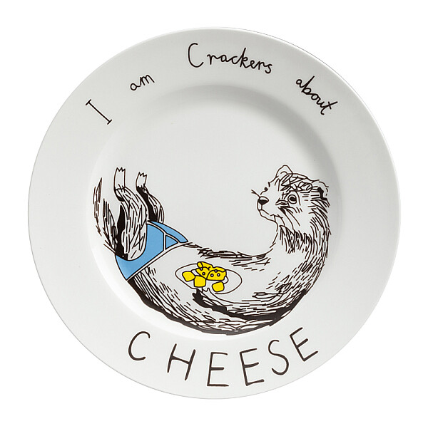 Тарелка I am Crackers about Cheese - изображение 1