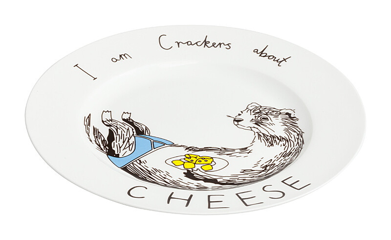 Тарелка I am Crackers about Cheese - изображение 2