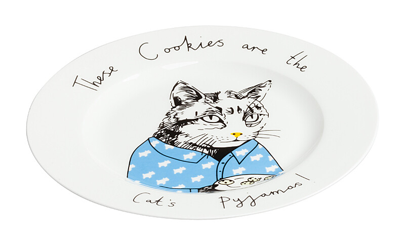 Тарелка These Cookies are the Cat's Pyjamas - изображение 2