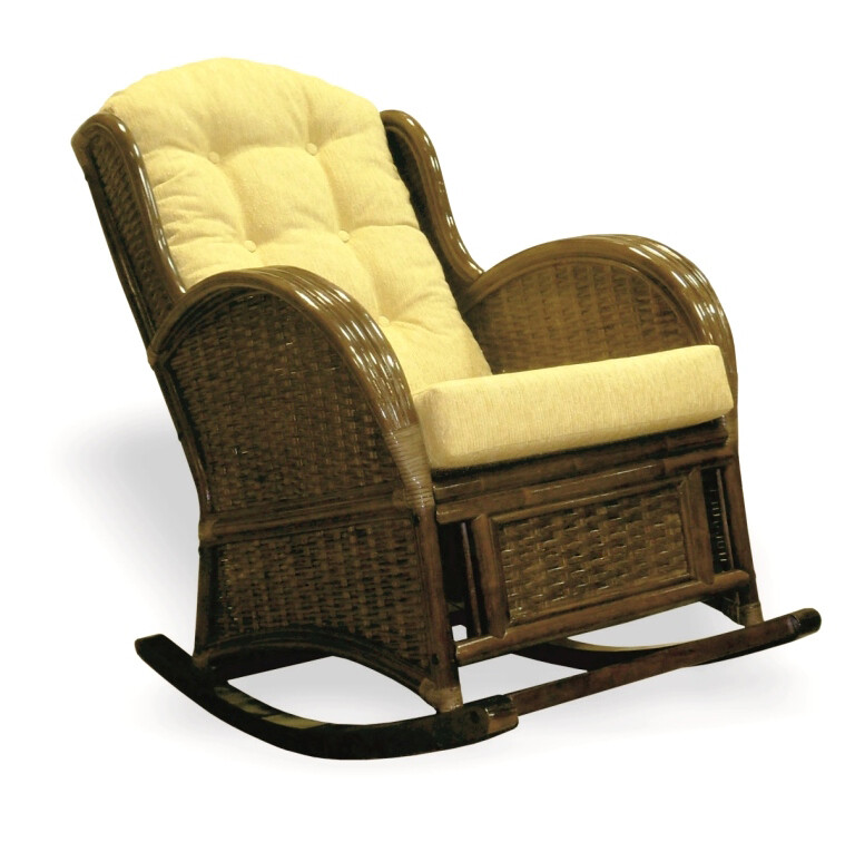 Кресло-качалка коричневое Stable