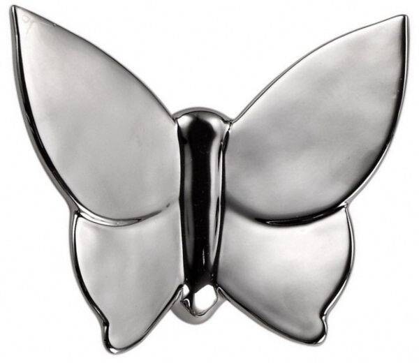 Декоративная бабочка Butterly 10*5*12 (серебристая)