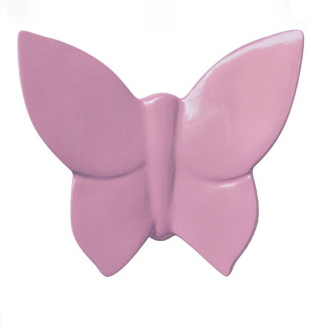 Декоративная бабочка Butterfly (розовая)     h12 (10*12*5)