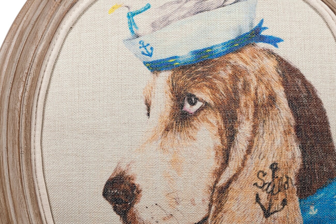 Барный стул с медальонной спинкой Sailor Dog - изображение 2