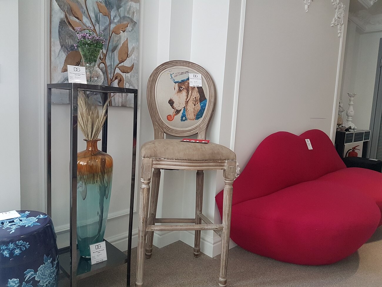 Барный стул с медальонной спинкой Sailor Dog - изображение 6