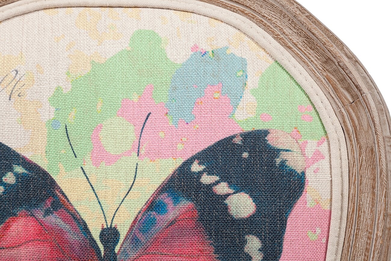 Стул деревянный мягкий с рисунком Wish Good Luck - изображение 2