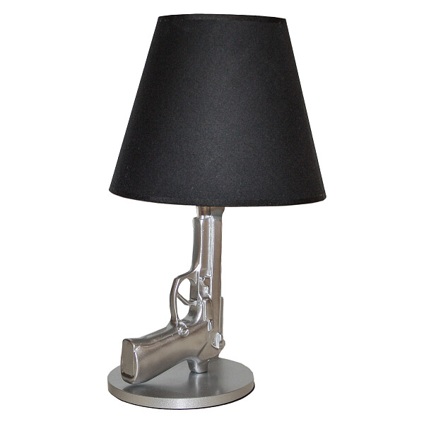 Настольная лампа Flos - Bedside Gun Silver/Black - изображение 1