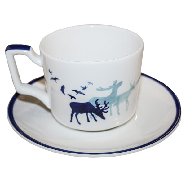 Чашка и блюдце Blue - изображение 1