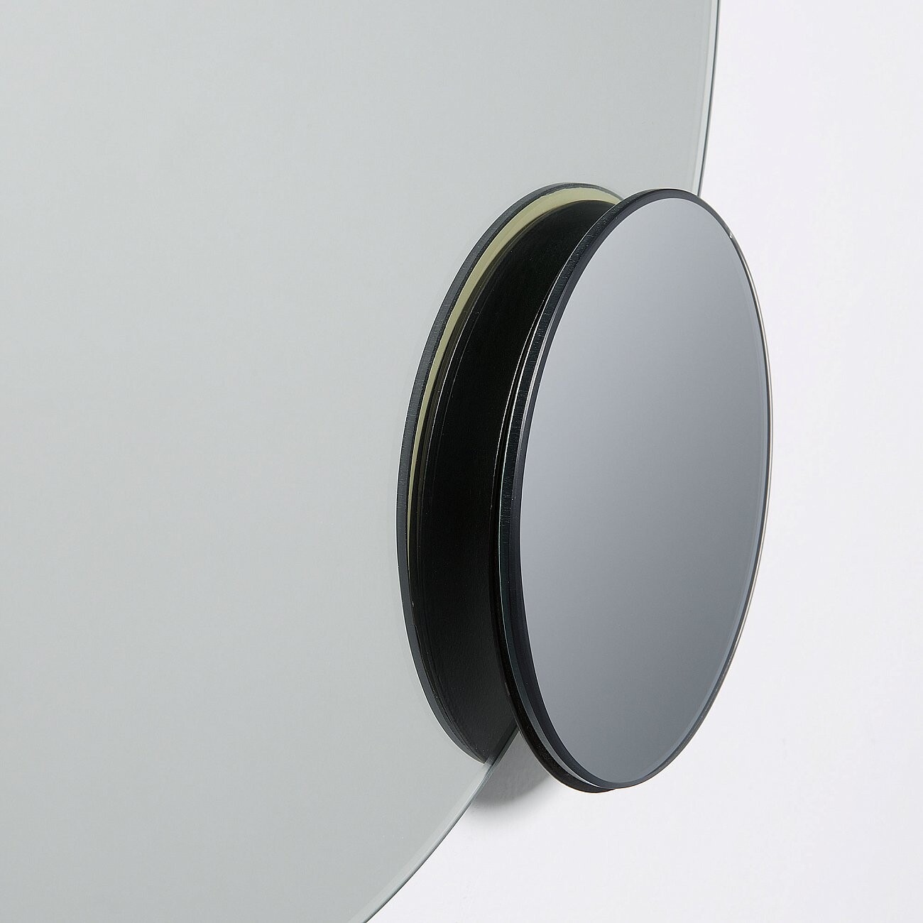 Зеркало круглое с дополнительным стеклом диаметр 38 см Medium Ommy от La Forma - изображение 2