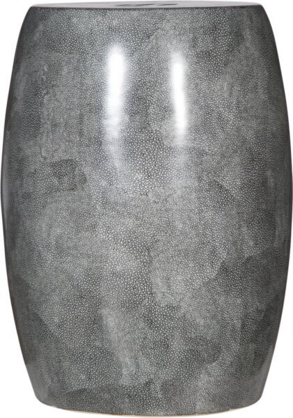 Табурет круглый керамический серый Anaconda grey
